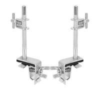 Milisten 2pcs Cowbell Mounting Clamp Sturdy Metal Drum Holder for Secure Performance Angle and Height Compatible with Various Drum Kits Easy Installation and Removal Durable Percussion