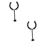Milisten 2pcs Cucurbit Flute Wall Hanging Rack Space-saving Storage Holder Durable Iron Bracket for Displaying Musical Instruments Protective Design for Your Hulusi Stylish Home Decor
