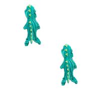 Milisten 2pcs Cute Dinosaur Dog Costume Four-leg Pet Dress Velour Winter Pet Size s for Halloween Daily Wear