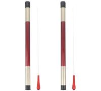 Milisten 2pcs Dark Red Sandal Performance Music Supply for Orchestra Concert Includes Tool and Accessory for Conductors Baton Use