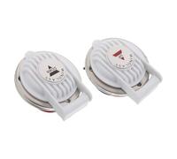 Milisten 2pcs Deck Anchor Foot Switch Rocker Control Replacement for Boat Windlass Winch White Foot Pedal with Precise Trigger Response for Stable Anchor Operation