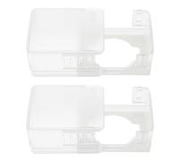 Milisten 2pcs Door Knob Lock Cover for Child Safety with Easy Installation, Abs Material, Sleek Modern Design, for Kitchen and Storeroom Use to Prevent Child Locking