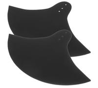 Milisten 2Pcs Drum Cymbal Mute Pad Sound Dampening Accessory for Tone Control Reduce Volume During Practice for Drummers