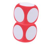 Milisten 2pcs Dry Erase Foam Dice Reusable Educational Teaching for Classroom Learning Cleanable Write Math Teaching Dices Versatile Interactive Play Accessories