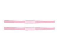 Milisten 2pcs Elastic Nasal Bandage Holder Tape for Post Rhinoplasty, Pink Breathable Nose Protector Strips with Ear Loops for Surgery Care and Injury Support