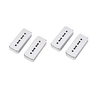 Milisten 2pcs Electric Guitar Bridge Cover Bridge Pickup Cover Soapbar Pickup Neck Pole Spacing