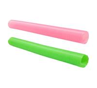 Milisten 2pcs Extendable Hamster Tube Tunnel: Collapsible Pet Play Tunnel for Small Animals Ferrets and Rats - Hamster Toy & Accessories for Exercising Playing