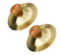Milisten 2pcs Finger Cymbals for Boys and Girls Percussion Instruments for Dance and Music Rhythm Development for Early Education and Parties