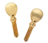 Milisten 2pcs Flute Head Screws Made of Copper with High Hardness Easy to Install Flute Repairing Supplies Golden Colour for Professional Musicians
