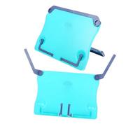 Milisten 2pcs Foldable Abs Book Stand Adjustable Desktop Reading Rack for Sheet Music Tablets Cookbooks Portable S Reading Holder for Classroom Home