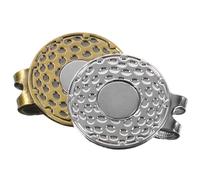 Milisten 2Pcs Golf Hat Clips with Ball Markers Portable Golf Marker Adornment Durable Accessories for Quick Access the Course Design Antique