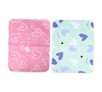 Milisten 2pcs Guinea Pig Bedding Washable Small Animal Cage Liners Waterproof Reusable Pet Pee Pad Sleep Mat Cover For Hamster Rabbit Chinchilla 35 X 28 Inch
