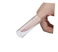 Milisten 2pcs Guitar Finger Cots Glass Bottleneck Slide for Fretboard Protector Standard Guitar Slide Accessory for Bottleneck Playing