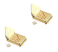 Milisten 2pcs Guitar Mandolin Tailpiece Metal Triangle Improve Tone Easy to Install Removable Coverplate