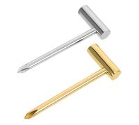Milisten 2pcs Guitar Neck Truss Rod Wrench Gold Silver Handheld Adjustment Tools for Precise String Action Improvement Compatible with Acoustic Electric Folk Models