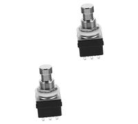 Milisten 2pcs Guitar Pedal Distortion Latching Footswitch Pedal for Acoustic Guitar Foot True Bypass Effector