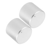 Milisten 2pcs Guitar Potentiometer Knob Aluminum Alloy Dome Control Knobs for Electric Guitar Volume Tone Adjustment Accessories Parts Replacement