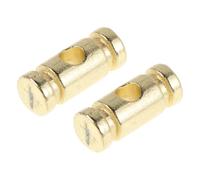 Milisten 2pcs Guitar Roller String Retainers Guitar String Trees Replacement Parts Screws for Stabilizing Fixer