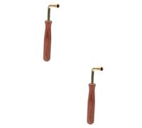 Milisten 2pcs Guzheng Tuning Spanner Tuning Key Pegs Tool Wood Material High Efficiency