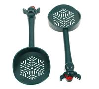 Milisten 2pcs Hamster Poop Scooper Small Pet Sand Dual Use Urine Bath Sand Cleaning Tool for Hamster Cage Chinchilla Bedding Litter Scoop Compact Lightweight Plastic