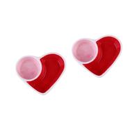 Milisten 2pcs Hamsters Feeding Bowl Cute Cartoon Design for Pets Easy to Clean for Food and Water for Kittens and Hamsters