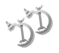 Milisten 2pcs Heavy Duty Stage Light Clamps Versatile Truss Hooks for Moving Head Led Beam Lights Reliable Mounting Accessories for Events Installations Secure Grip Enhanced Stability