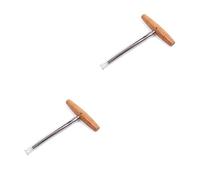 Milisten 2pcs Heavy Duty T-handle Pin Hole Tapered Bridge Pin Tool for Guitar Bridge Hole Reaming Woodworker Cutting Tool
