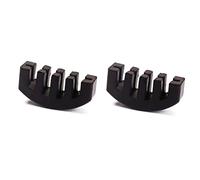 Milisten 2pcs Heavy Rubber Violin Practice Mute Violin Reduce Volume for Quiet Practice at Home School