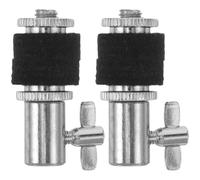 Milisten 2pcs Hihat Metal Clutch Drum Hi-hat Clutch Silver Sturdy Secure Metal with Universal Compatibility Hi-hat Locking Mechanism for Rock Rehearsal Studio Setups