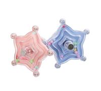 Milisten 2pcs Interactive Rotating Bird for Parrots and Cockatiels Plastic Spinner Chewing Supplies with Sound Stimulating Play and Beak Health Support Cage Accessories for Stress Relief
