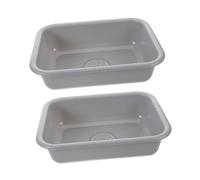 Milisten 2pcs Kitchen Playset Accessories Abs Plastic Sink for Boys Pretend Cooking Role Play with Realistic Design Safe and Educational