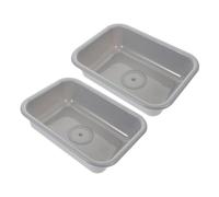 Milisten 2pcs Kitchen Sink Accessories for Boys Pretend Play Abs Plastic Kitchen Play Sink with Safe Edges for Creative Social Interaction