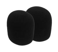 Milisten 2pcs Large Sponge Cover Microphone Cover Mic Windscreen Muff for Handheld Microphone for Mic Shield