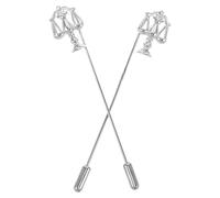 Milisten 2pcs Lawyer Justice Lapel Pin - Metal Libra Badge For Men Suit Fairness Balance Scale Brooch For Women Christmas Dress And Professional Events