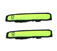 Milisten 2pcs LED Reflective Wristbands High Visibility Light Up Safety Bands for Running Cycling Outdoor Activities Comfortable Durable Elastic Design