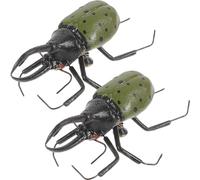 Milisten 2Pcs Lifelike Insect Model Educational Realistic Garden Decor for Early Learning and Party Pranks Long Cognitive Prop for Boys