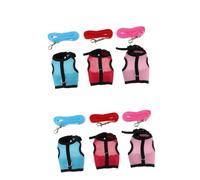 Milisten 2pcs Lovely Bunny Vest Harness and Leash Pets Comfortable Breathable and Rabbit and Guinea Pig Supplies for Daily Walks