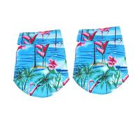 Milisten 2pcs Lovely Dog Printed Dress for Pets for Everyday Wear and Outdoor Adventures Charming Puppy Garment for Home and Photos