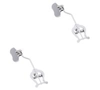Milisten 2pcs Lyre Sheet Music Holder Lightweight Clamp Music Clip for Marching Trumpet and Trombone Plating Design Compact and Practical Accessory for Musicians