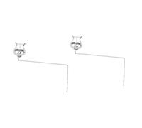Milisten 2pcs Marching Lyre Music Clip Clamp Lyre for Instrument American Plating Music Holder Clip Portable for Marching Bands