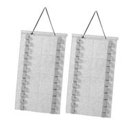 Milisten 2pcs Martial Arts Belt Organizer Rack Felt Hanging Display for Karate Taekwondo Belts Fit Wall Mount Holder High Load Bearing Space-saving Storage for Martial Art Learners