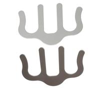 Milisten 2pcs Metal Music Holder Clip for Sheet Music and Book Pages for Piano Scores Black and White Set Random Color