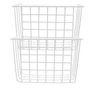 Milisten 2pcs Metal Pet Feeding Rack for Rabbits Guinea Pigs Chinchillas Heavy Duty Hay Feeder Natural Chewing Healthy Eating Habits White