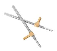 Milisten 2Pcs Metal Violin Bow Frog Screw Lightweight Easy to Install String Instrument Bow Parts for Violin Repair and Maintenance