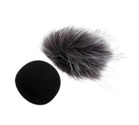 Milisten 2pcs Microphone Windscreen Wind Covers Furry Foam Outdoor Mic Protector Compatible Zoom Windscreen Muff Covers for Microphone