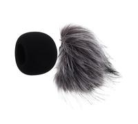 Milisten 2pcs Microphone Windscreen Wind Muff Protective Cover Foam Microphone Windscreen for Outdoor Recording Compatible Zoom