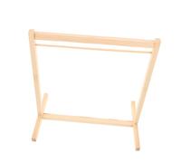 Milisten 2pcs Miniature Dollhouse Wooden Clothes Rack Doll Garment Stand for Wardrobe Accessories Lightweight Stable Design for Organizing Doll Clothes