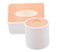 Milisten 2Pcs Miniature Tissue Holder Dollhouse Accessory for Bedroom Bathroom Decor for Micro Landscape Photography Creative Play present for Friends