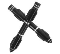 Milisten 2pcs Motorcycle Brake Clutch Lever Aluminum Alloy Handlebar Pull Rods Precise Adjustment for Enhanced Riding Safety and Comfort Black