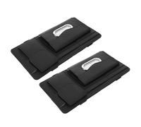 Milisten 2pcs Multifunctional Car Sun Visor Organizer Sun Visor Glasses Clip Car Pocket Organizer for Vehicle Interior Sunglasses Holder Tissue Box